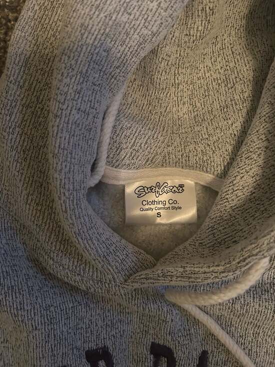 SurfGear Outer Banks North Carolina Heather Grey Pullover Hoodie Size Small - Picture 3 of 4